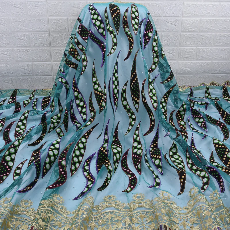 Последнее Африканское кружево высокого качества нигерийский гипюровый шнур