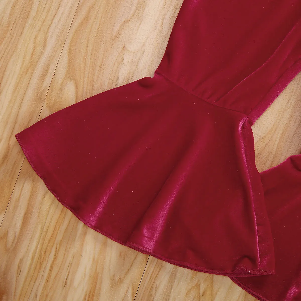 

Toddler Kids Clothes Baby Girl Pants Elastic Waist Velvet Flare Pant Bell Bottom Autumn Clothes