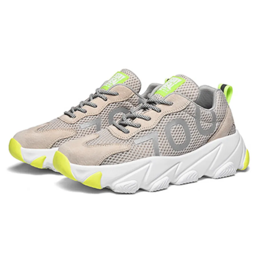 

Comfortable Footwear Lace-Up Adult Male Casual Shoes Lightweight Flats Shoes Men Breathable Soft Sneakers
