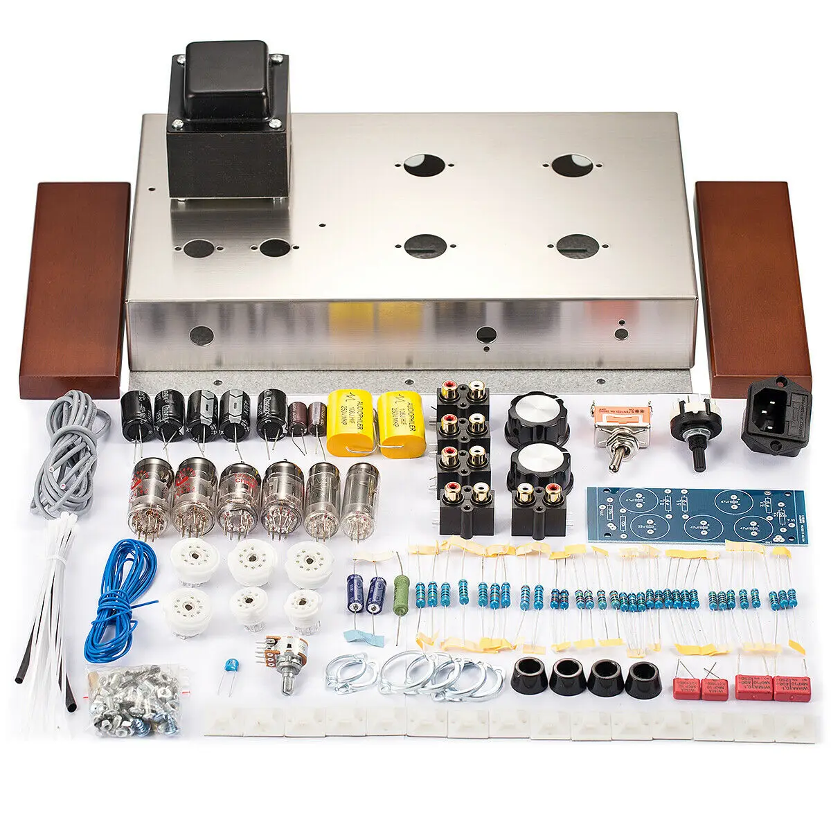 Douk аудио 12AX7 12AU7 стерео вакуумный трубчатый Предварительный усилитель HiFi Shigeru Wada