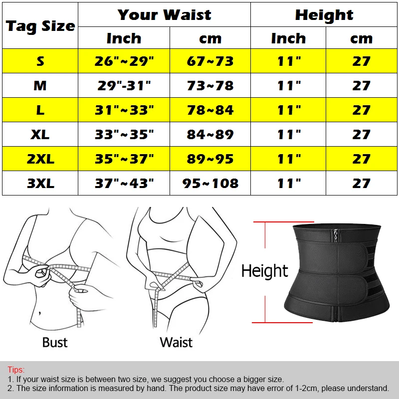 

Women Waist Trainer Neoprene Body Shaper Belt Slimming Sheath Belly Reducing Shaper Tummy Sweat Shapewear Workout Shaper Corset