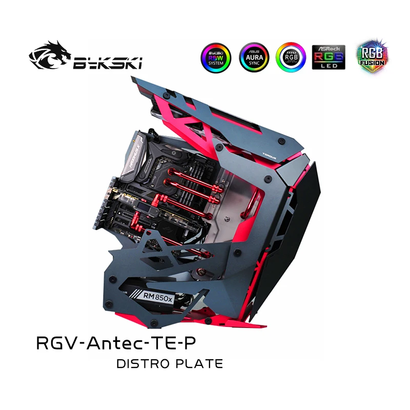 Bykski RGV-Antec-TE-P водные платы для Antec Torque чехол RBW 5V Lighting Intel CPU Water Block &amp Single GPU Building |
