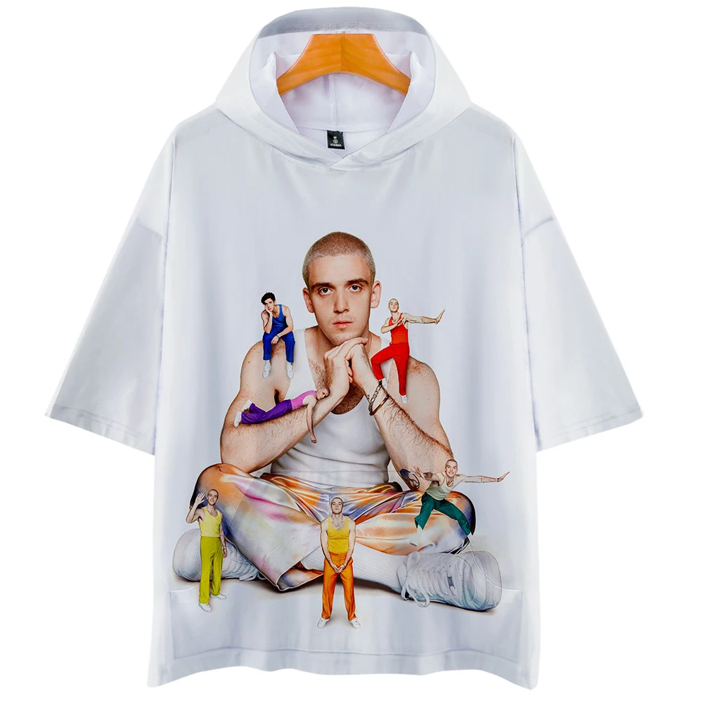 Модная футболка с принтом LAUV толстовки для женщин/мужчин коротким рукавом