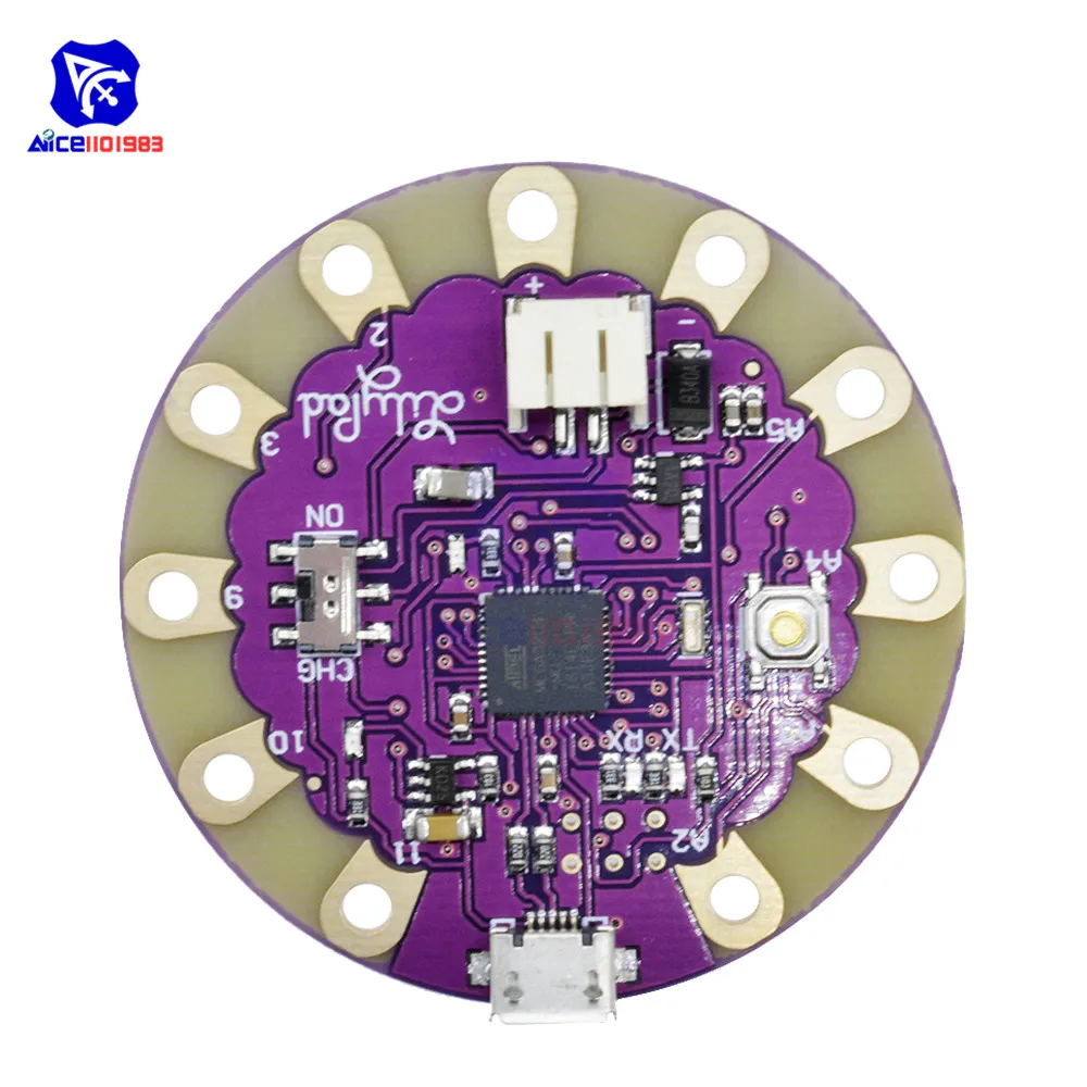 Diymore LilyPad ATmega32U4 макетная плата микро usb интерфейс для Arduino|lilypad atmega32u4|arduino lilypadlilypad