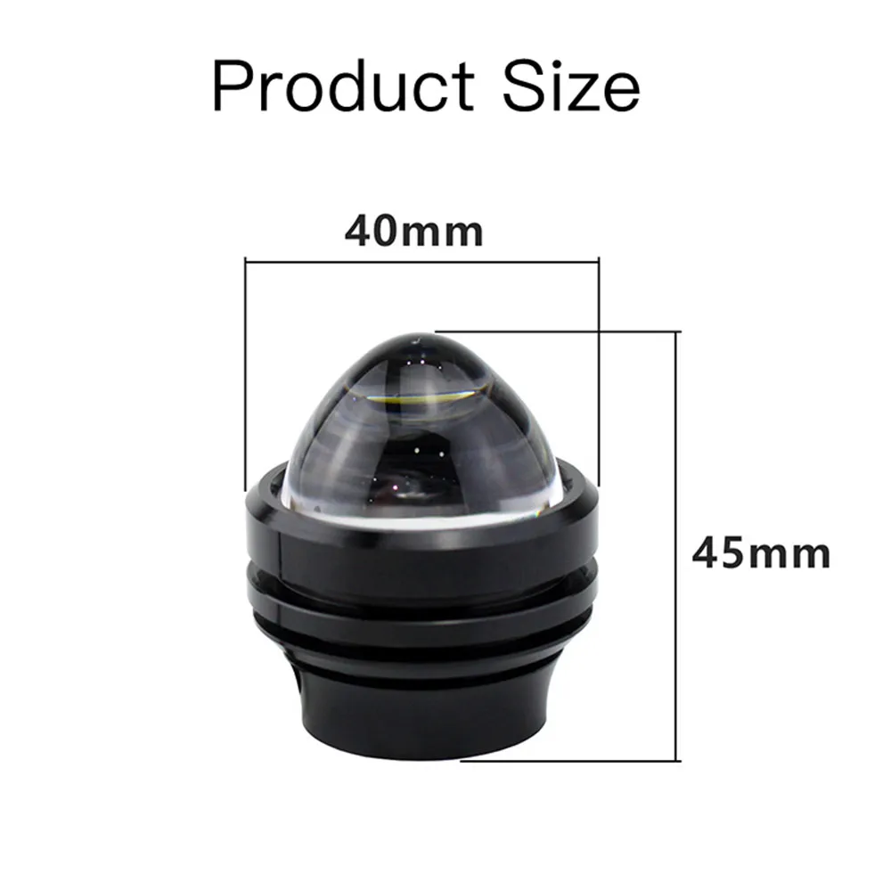 FEEDOPAL 2PCS New High-Brightness Automobile LED Fisheye Light Modified 15W Waterproof Day Trip Fog Motorcycle Headlight | Автомобили и