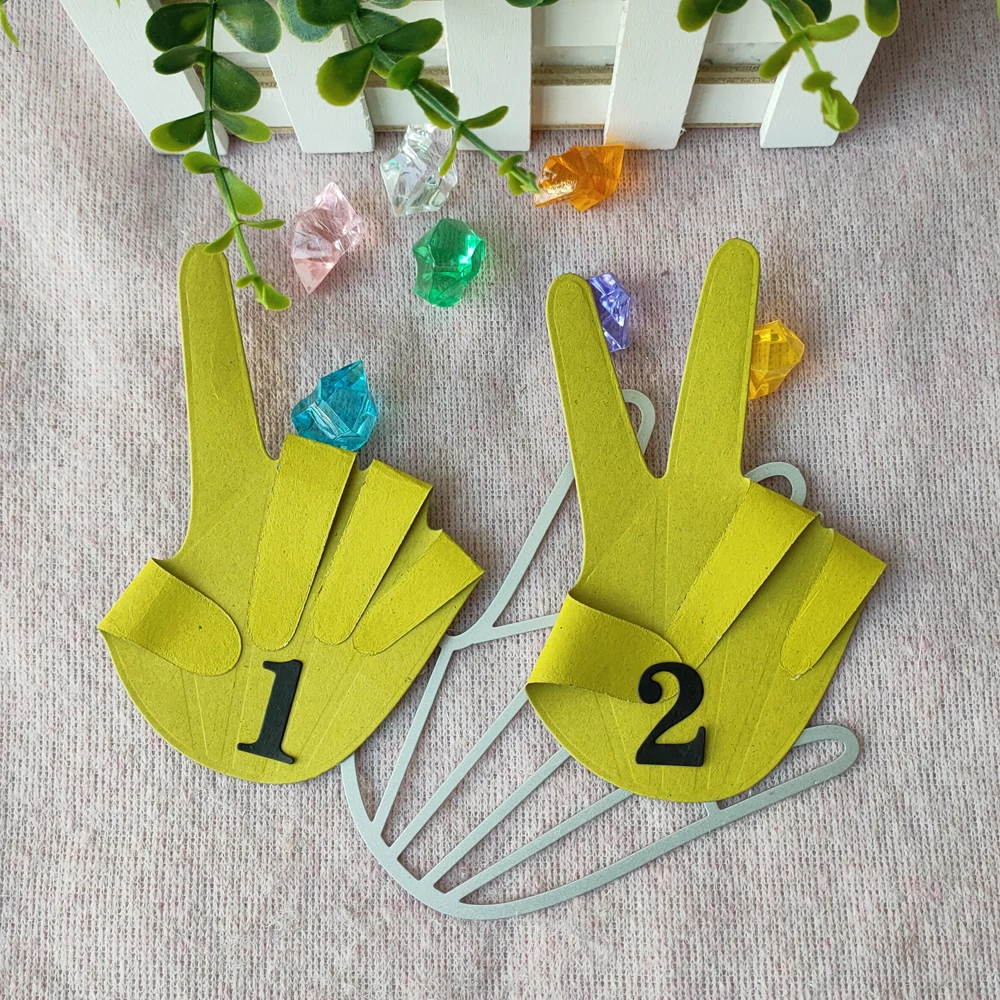 

New Gestures and hands die metal cutting die scrapbook stamp carving paper card stamping die new DIY die