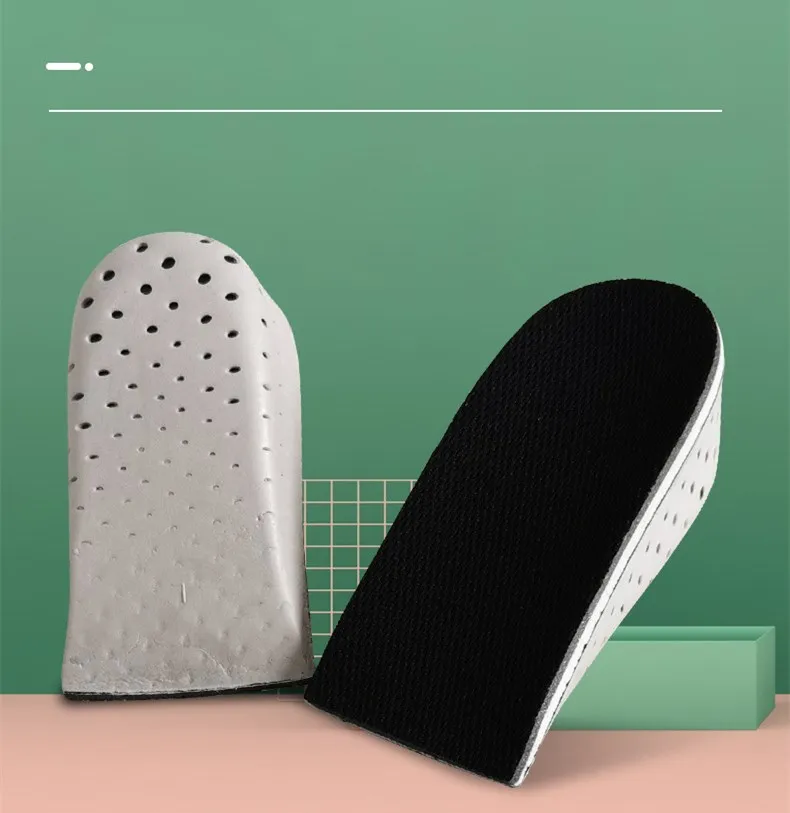 

Wholesale Height Increase Insoles Breathable Half Insole Heighten Heel Insert Sports Shoes Pad Cushion Unisex 2.3cm-4.3cm UP