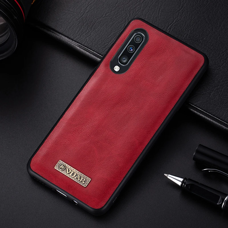 Мягкий силиконовый чехол VIJIAR из ТПУ для Samsung Galaxy A2 Core a7 2018 A750 искусственной кожи A50