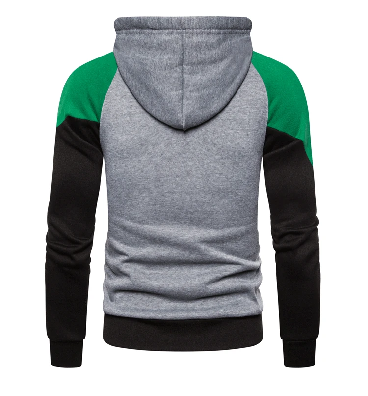 

Lounge Wear Mens Color Block Hoodies Fashion Slim Fit Lightweight Cotton Pullover Sweatshirt for Man Casual Spring&autumn Hoodie