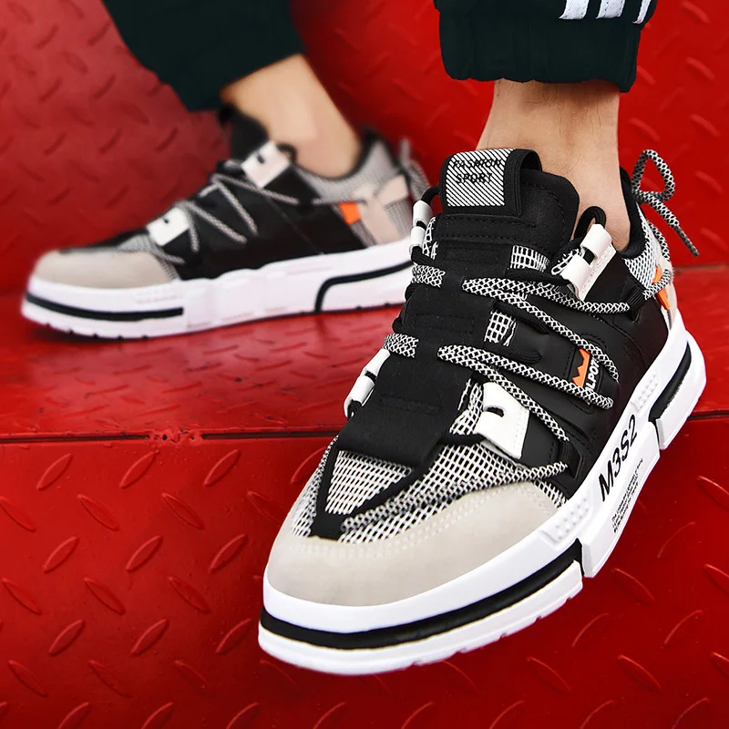 

Spring Autumn New Men's Casual Sneakers Breathable Man Chunky Shoes Flats Comrfort Lace Up Mens Designer Shoes chaussure homme