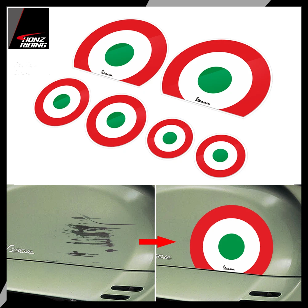 

For Piaggio Vespa Decal Hidden Wound Sticker GTS GTV Sprint LX LXV etc