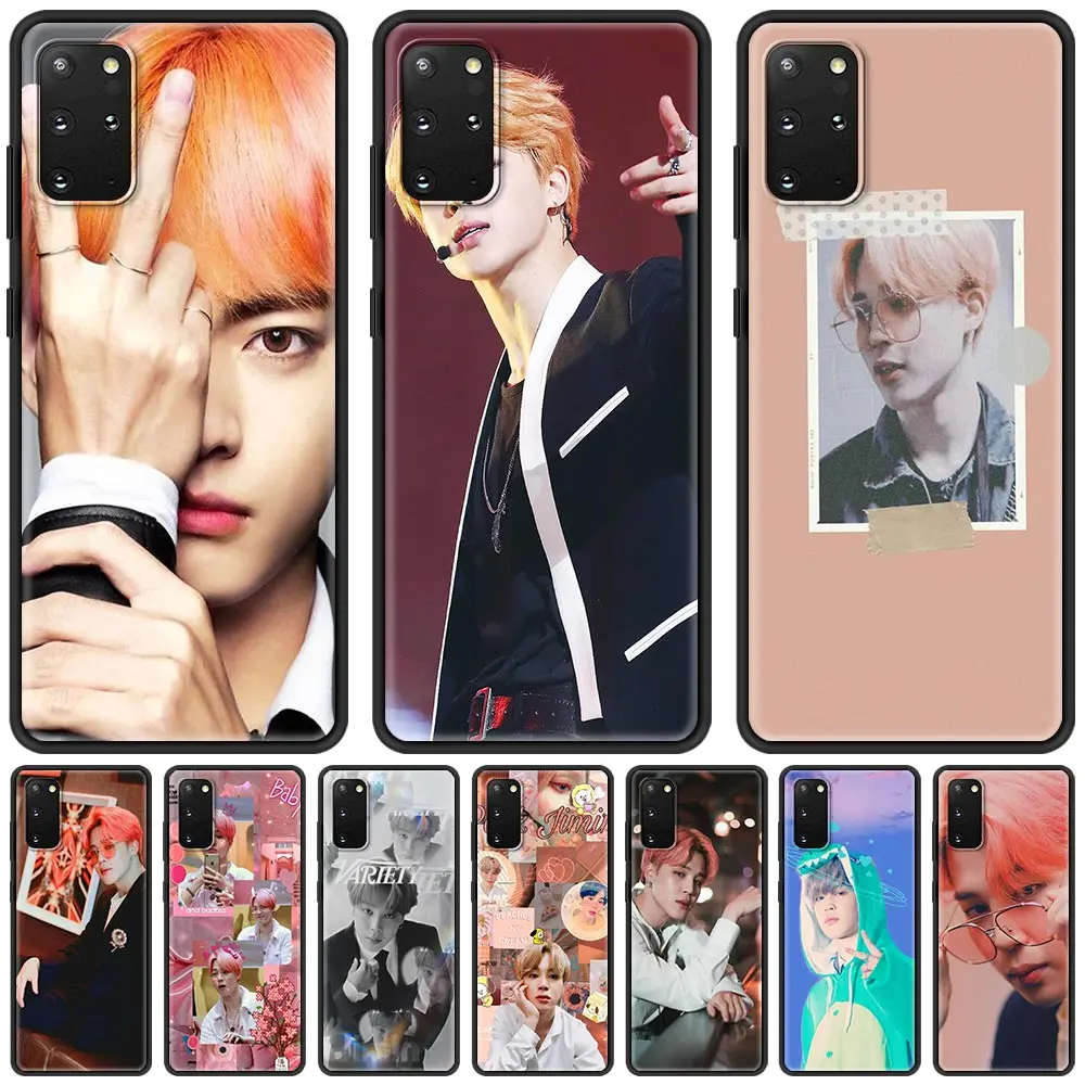 

Park Jimin Kpop Phone Case for Samsung Galaxy S10 S20 FE S20 Ultra 5G S8 S9 Plus S10 Lite S20+ S7 TPU Soft Shell Cover Capa