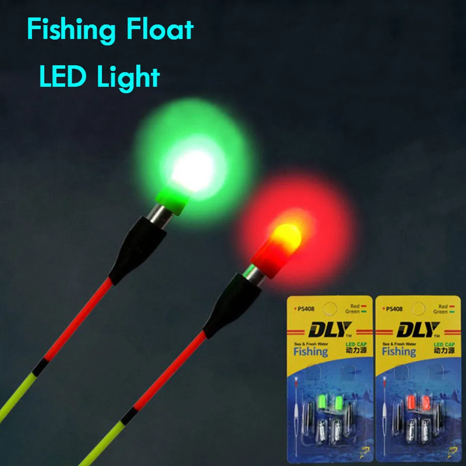 Fishing Float Electric LED Glowing Light Waterproof Electronic +CR311 Battery Night Tackle Accessories | Спорт и развлечения