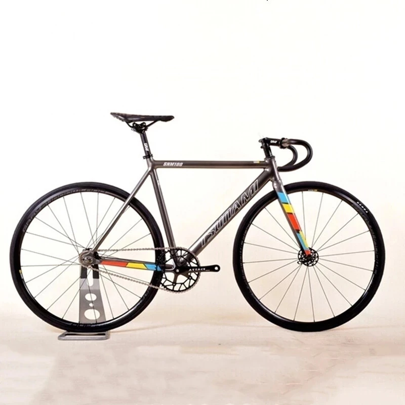 Фиксированная Шестерня для велосипеда TSUNAMI рама из алюминиевого сплава колесные