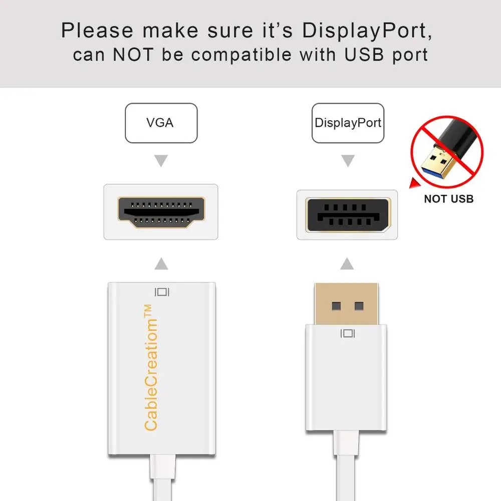 Кабель позолоченный (DP1.2) DisplayPort к HDMI адаптеру поддержка 4K X 2K и 3D аудио/видео