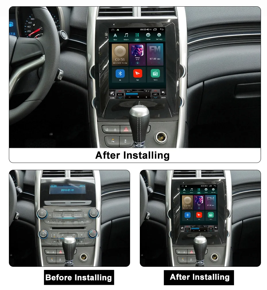 6G 128G Carplay Android 11 Vertical Screen BT Car Multimedia Radio Video Player For Chevrolet Malibu 2012 - 2015 GPS Navigation |
