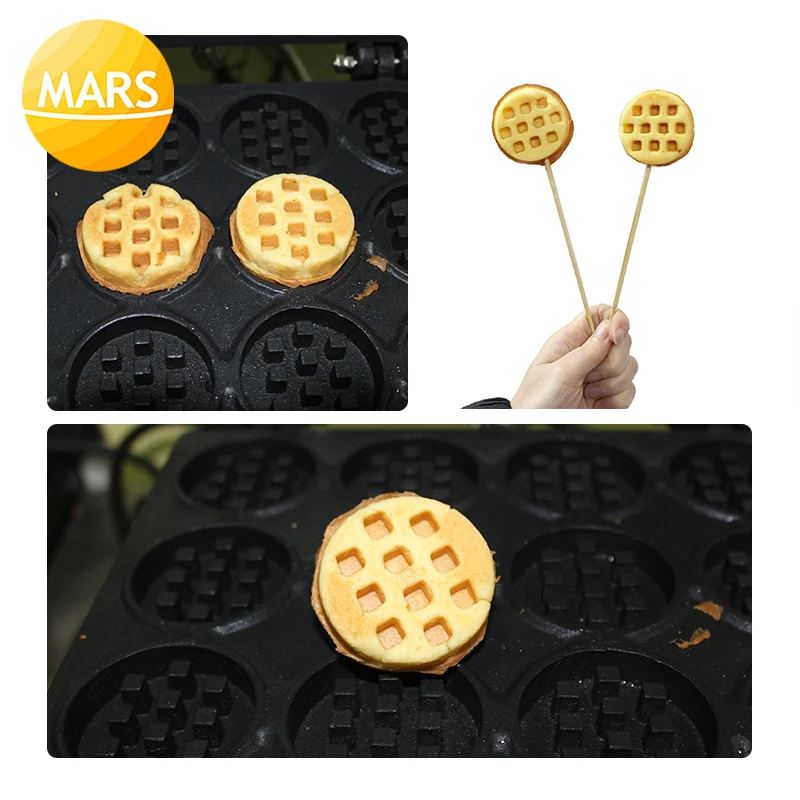 Машина для выпечки вафель с антипригарным покрытием 16 шт. | Вафельницы и