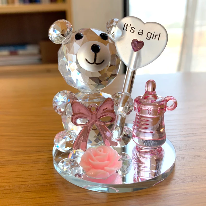 Новинка хрустальные украшения Хрустальная Фигурка животного красивое украшение