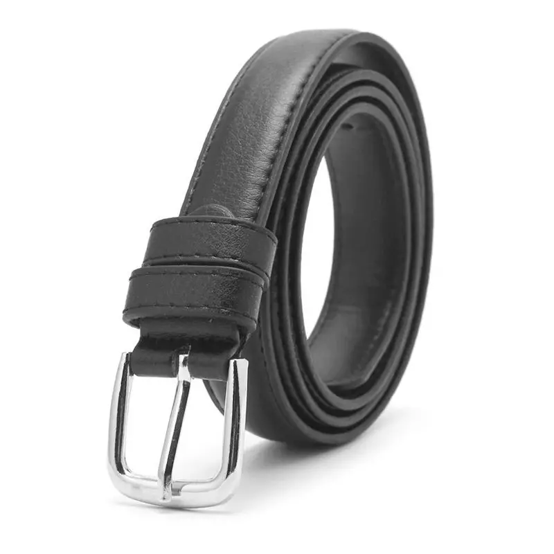 Джинсы трендовая талия 110 см модная юбка пряжка металлическая кожаный