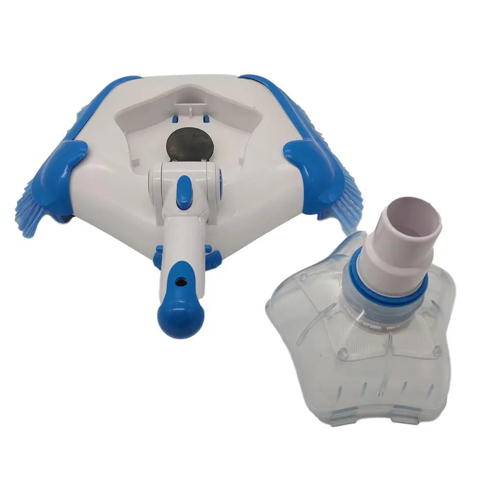 Swimming Pool Suction Vacuum Head Brush Cleaner Half Moon Flexible Curved Cleaning Tool | Спорт и развлечения