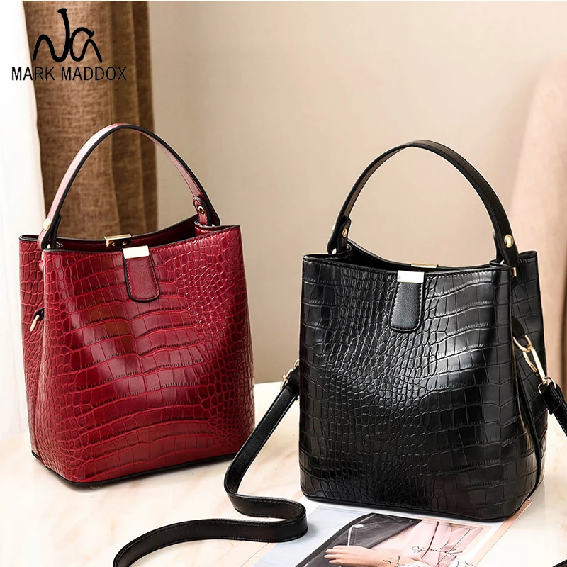 2019 MARK MADDOX Ретро сумка мешок женская с узором вместительная Повседневная