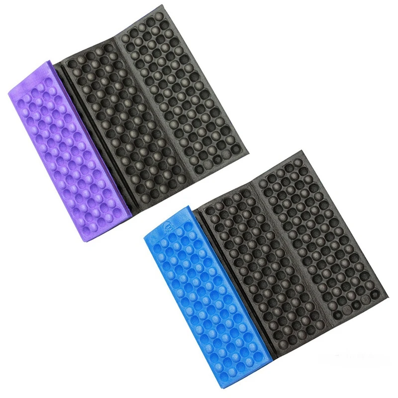 

2 шт., водонепроницаемые коврики для кемпинга, фиолетового и синего цвета