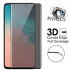 Изогнутое противошпионское закаленное стекло 3D для Samsung Galaxy S22, S21, S20, ультратонкая защитная пленка на весь экран для Galaxy Note20 Pro