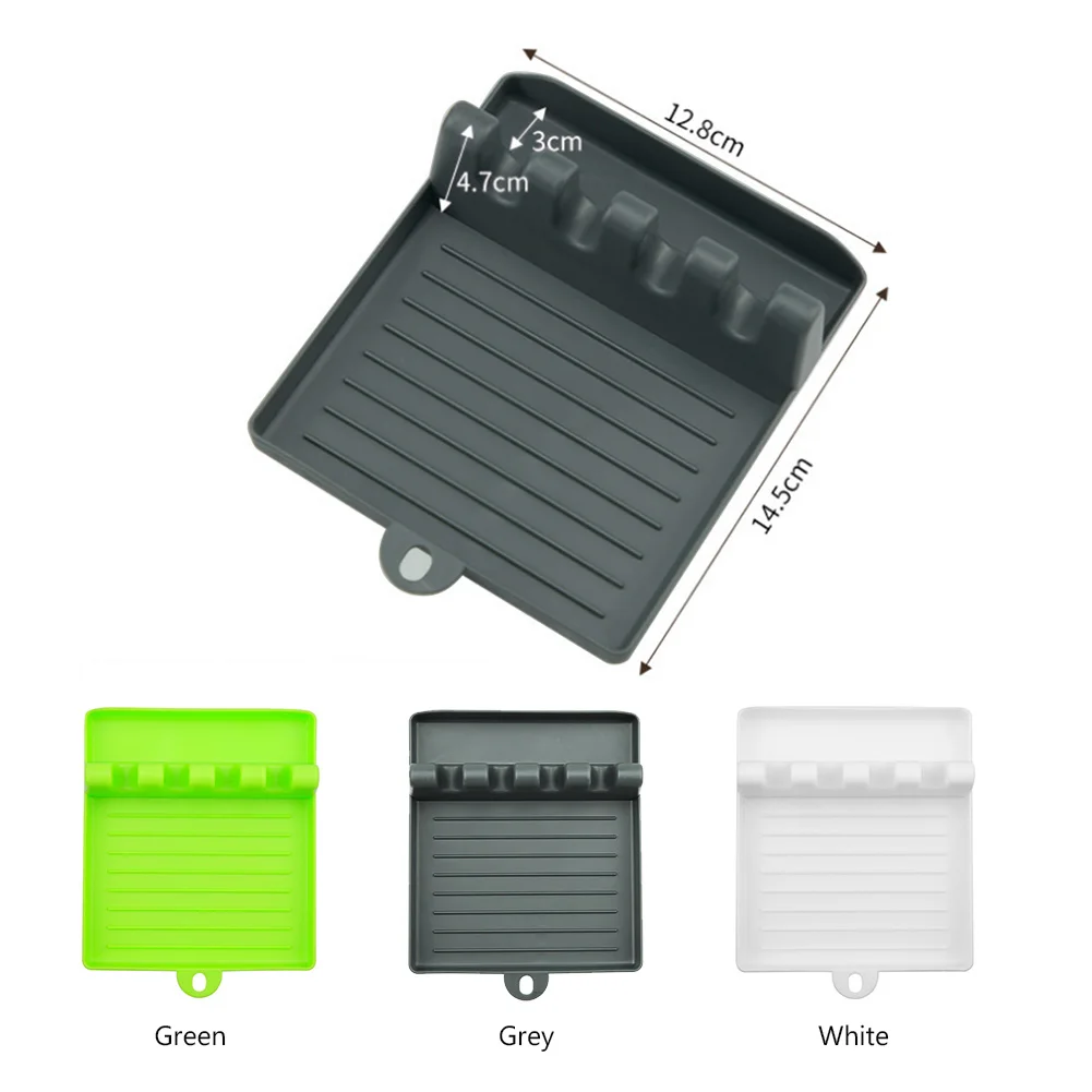 

Non-slip Cooking Kitchen Rack Organizer Rest Spatula Chopsticks Fork Shelf Holders Accessories tools Resistant Kitchen Utensil