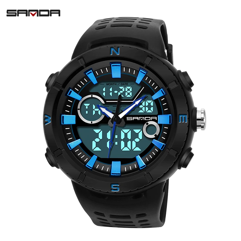 

SANDA Electronic Watch Junior High School Students Waterproof Special Forces With The Fashion Trend Multifunctional Watch 776