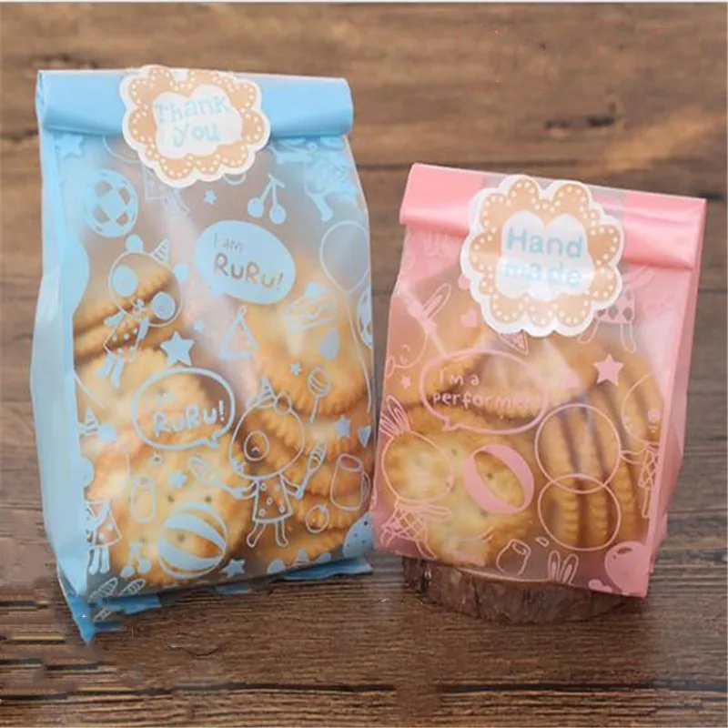 10 шт. Рождественский пакет для выпечки Снежинка хрустящий пакетик печенья Chewy