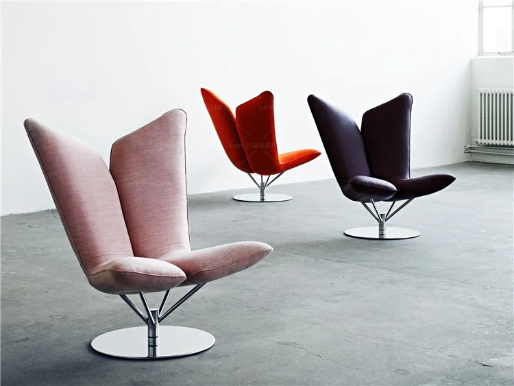 Современный модный стул для отдыха светильник переговоров роскошная мебель из