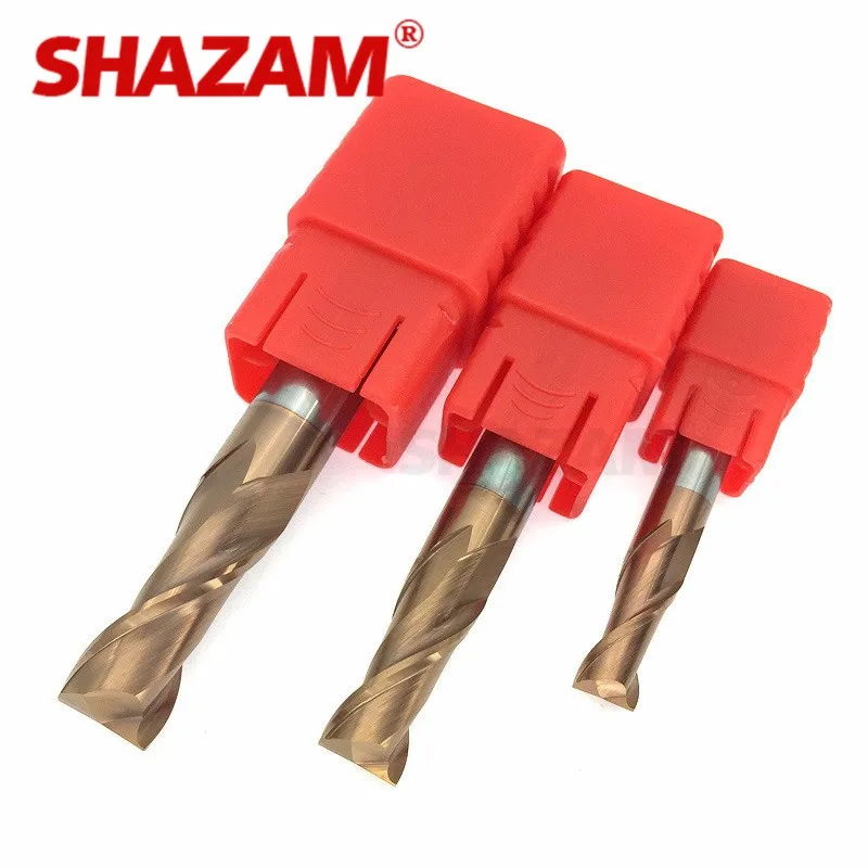 Фреза HRC55 инструмент из вольфрамовой стали с покрытием сплава 2 лезвия торцевые