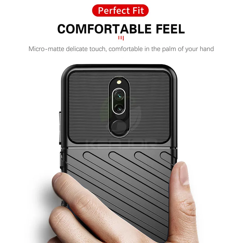 Shockproof Amor Case For Xiaomi Redmi 8 A Cover Silicone Bumper Shell Back On 8A Global Coque |