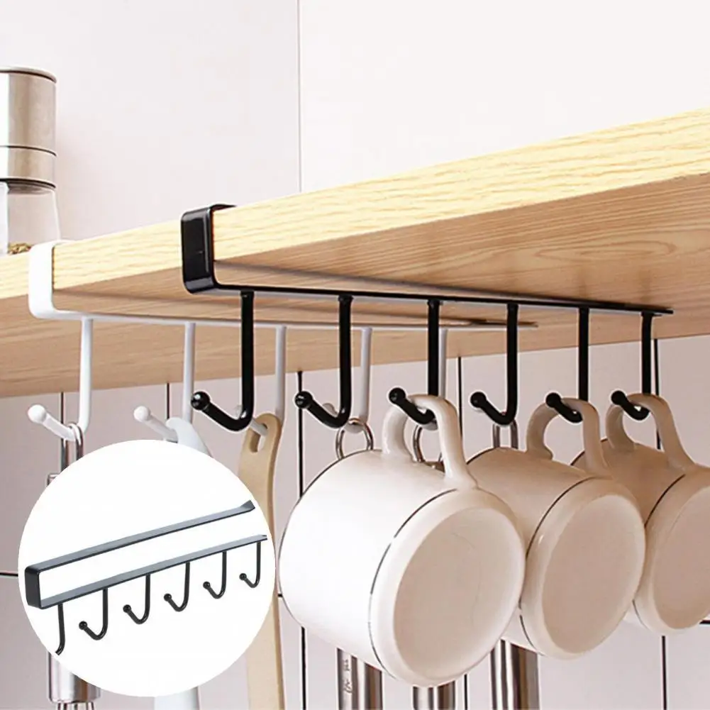 

2 Colors Reliable Pit Mounted Hanging Storage Hanger Thick Cabinet Hanger Durable for Cabinet