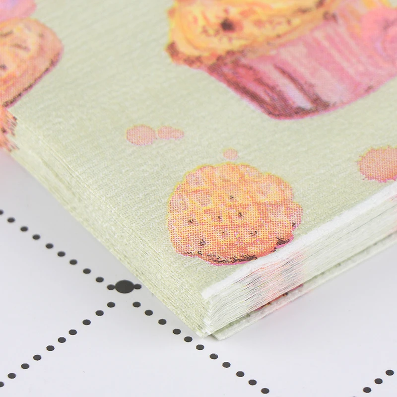 

20pcs Flower and Bird Decoupage Napkin Paper Tissue for Xmas Wedding Decor