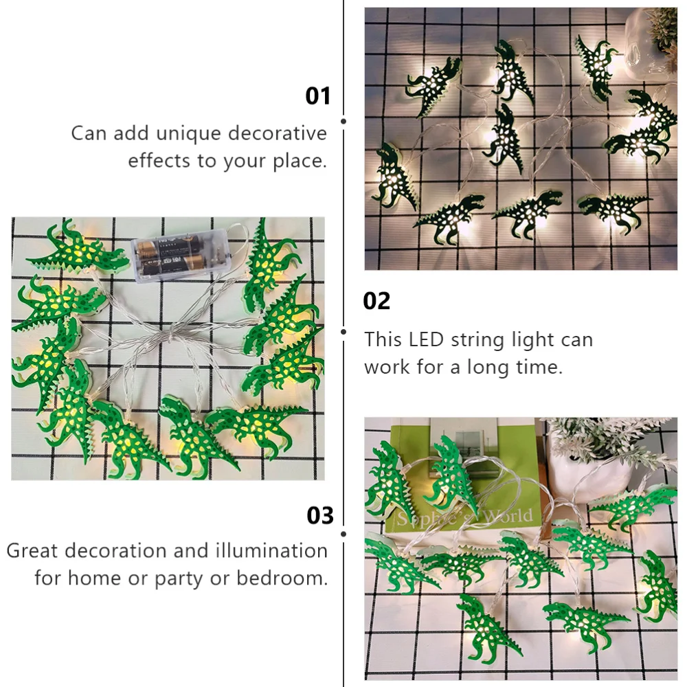 

1 Set 1.65m String Lights 10 LED Lovely Kids Room Decorative Lights