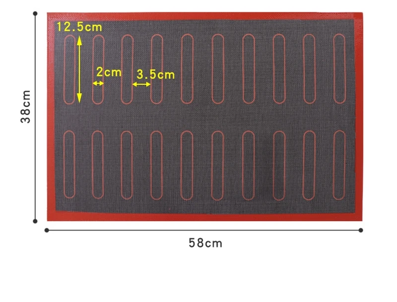 Антипригарное печенье Макарон форма для хлеба силиконовый коврик выпечки слойка