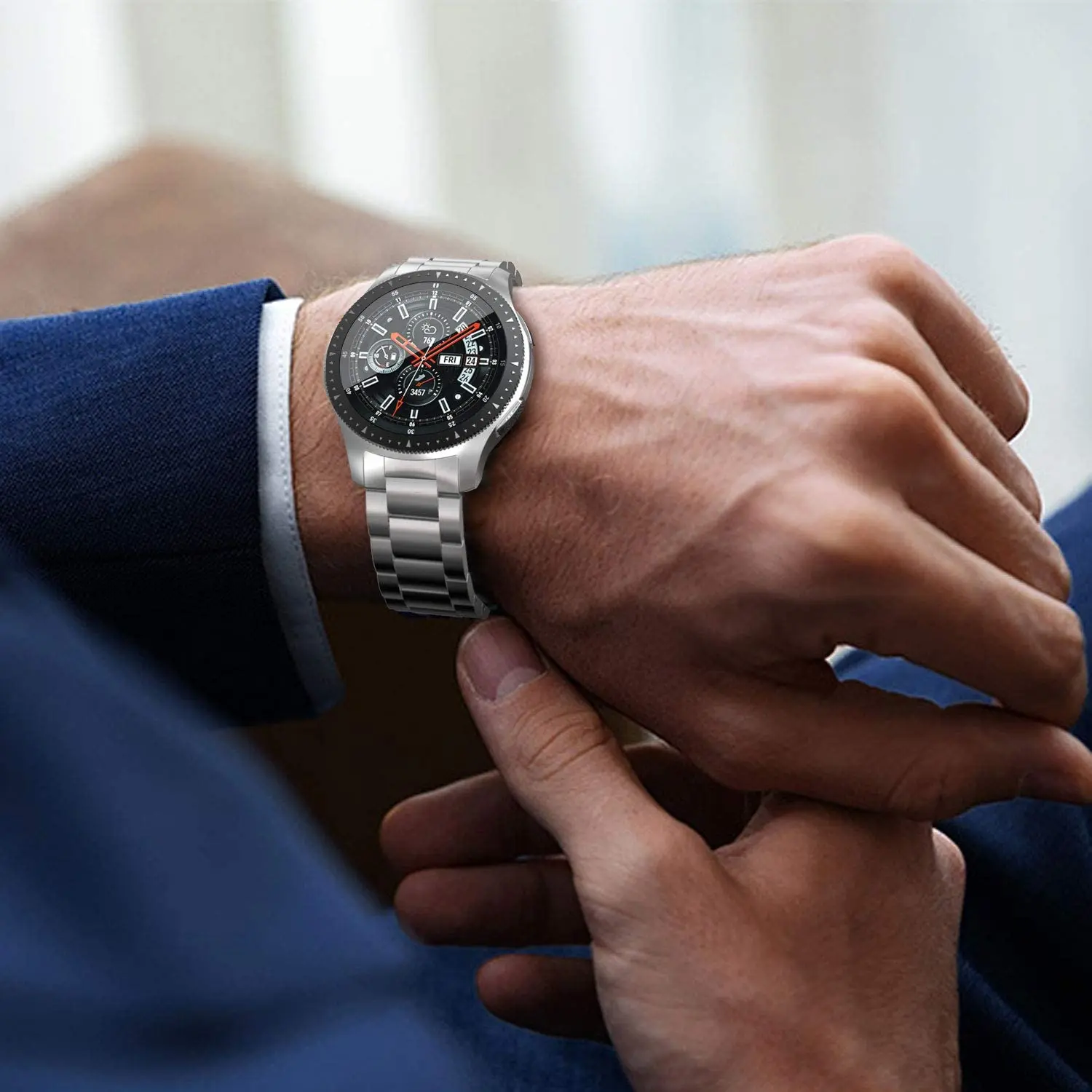

Stainless Steel Band For Huawei Watch GT 2 Pro Strap Bracelet Correa Metal Watchband For Samsung Galaxy Watch Active 2 Accessory