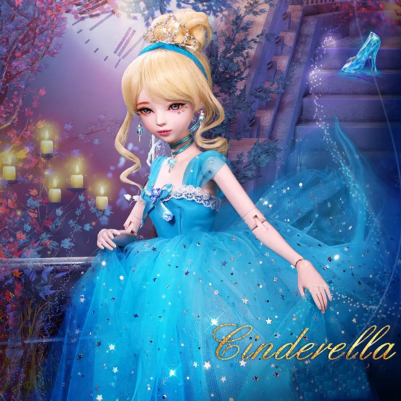 23 дюйма золотистые куклы принцессы большой 60 см блонд игрушка кукла Bjd 1/3 кукла полный набор с макияж соединенная девочка кукла детские игрушки