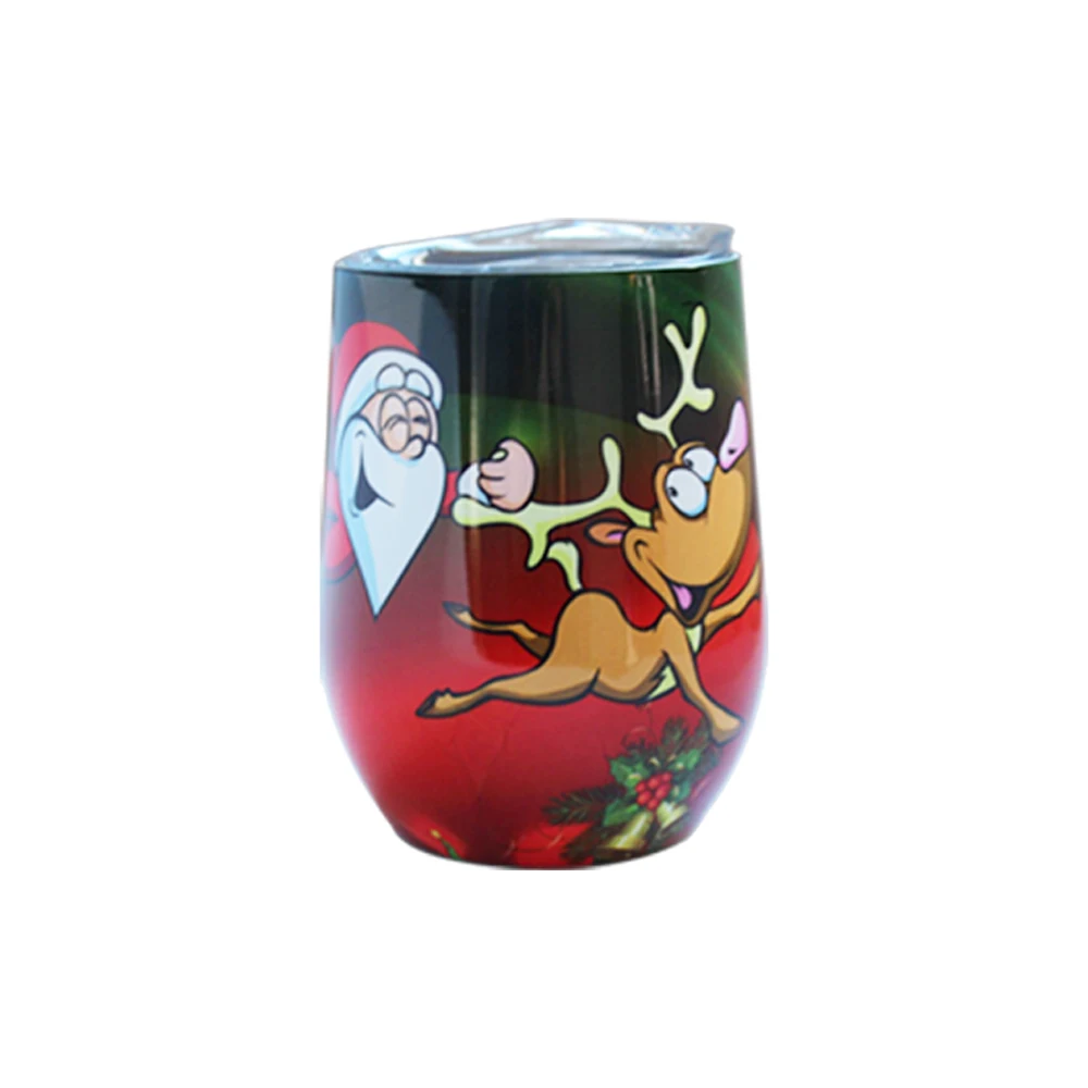 Чашка Санта Клауса зимняя Термокружка большая чашка для живота подростка из