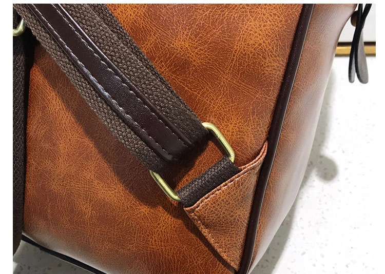Beibaobao модный рюкзак Mochila Feminina с защитой от кражи, школьные сумки, водонепроницаемые дорожные винтажные рюкзаки для ноутбука, коричневый кожаный большой женский рюкзак