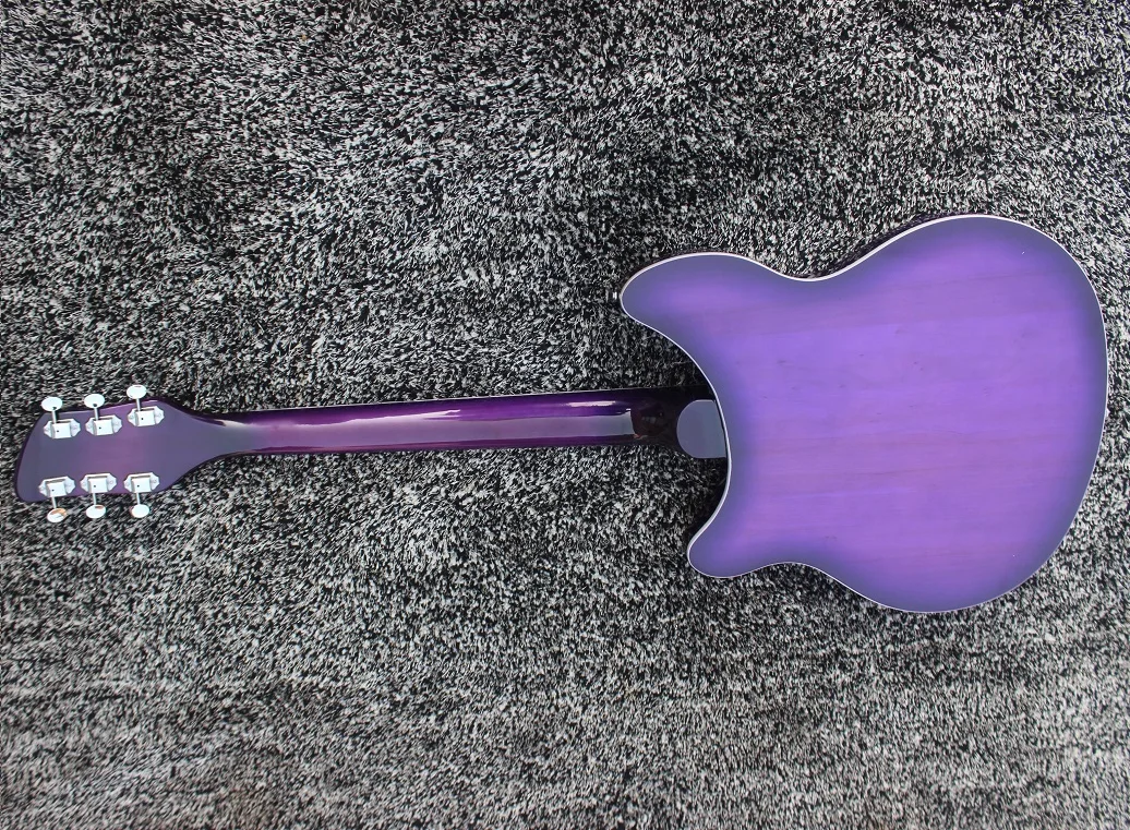 Weifang Rebon 6 струнная Ricken электрическая гитара в фиолетовом цвете sunburst | Спорт и