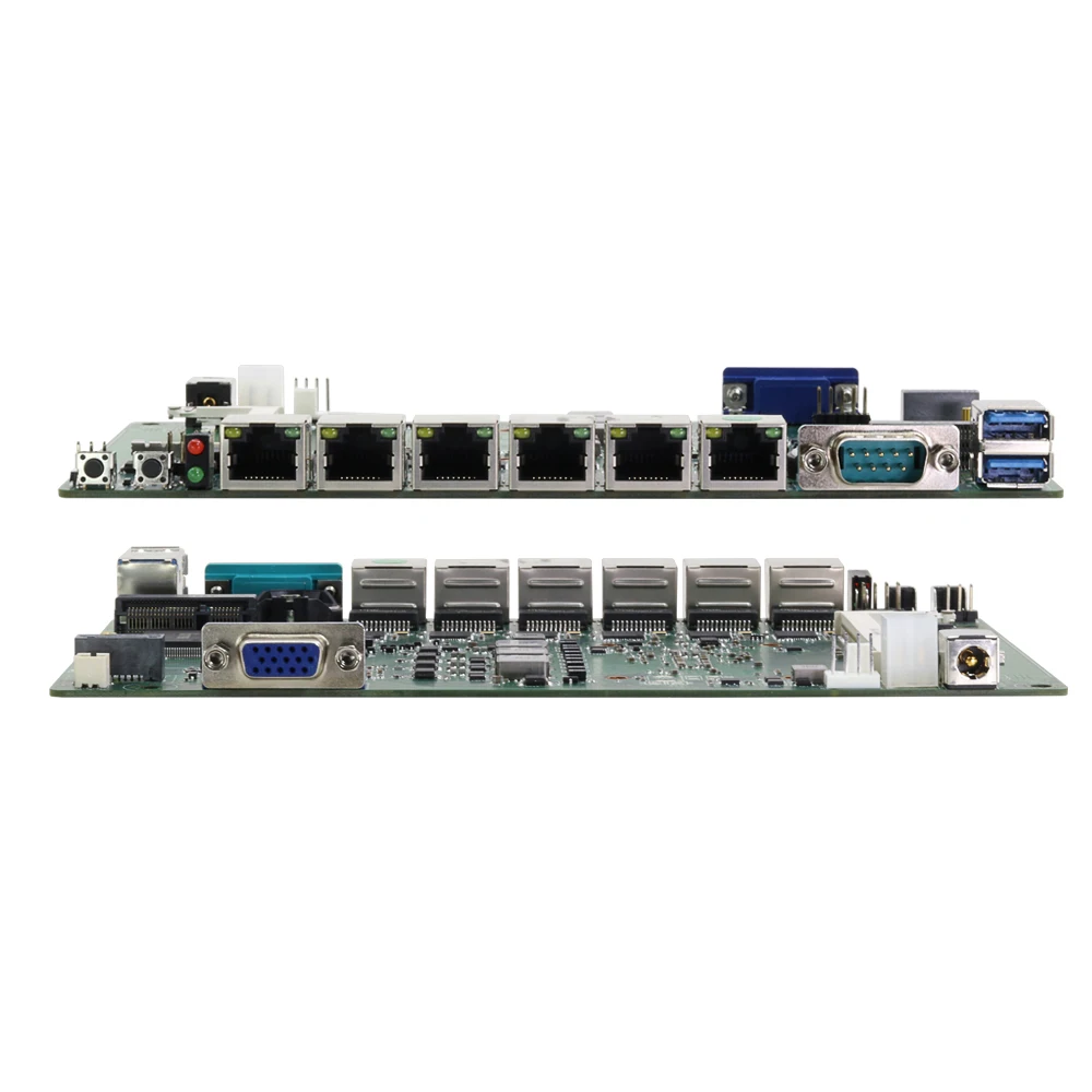 Intel Core i3-7100U Встроенная плата Pfsense Firewall 6 LAN Intel 211AT Gigabit Ethernet VGA RS232 2xUSB3. 0 DDR3L mSATA SATA