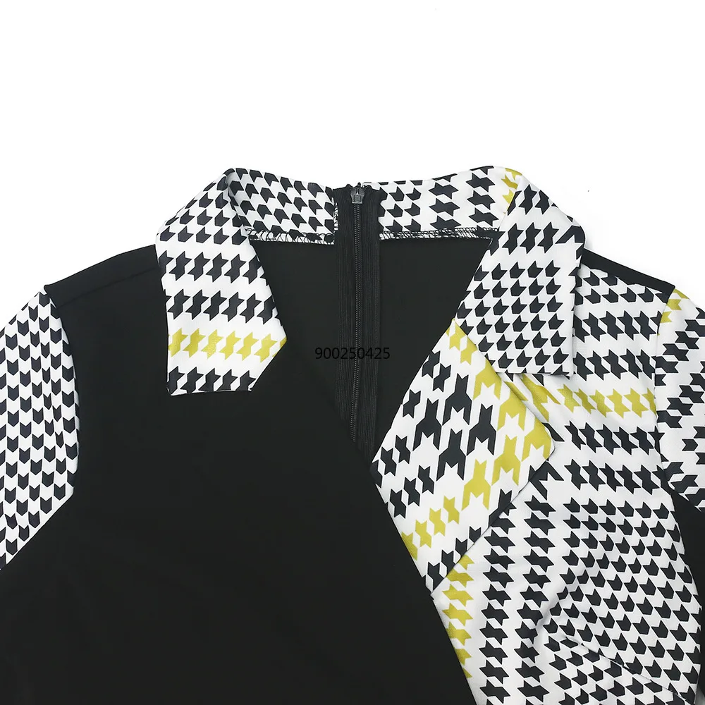 Женское винтажное платье в полоску с V-образным вырезом | Тематическая одежда и