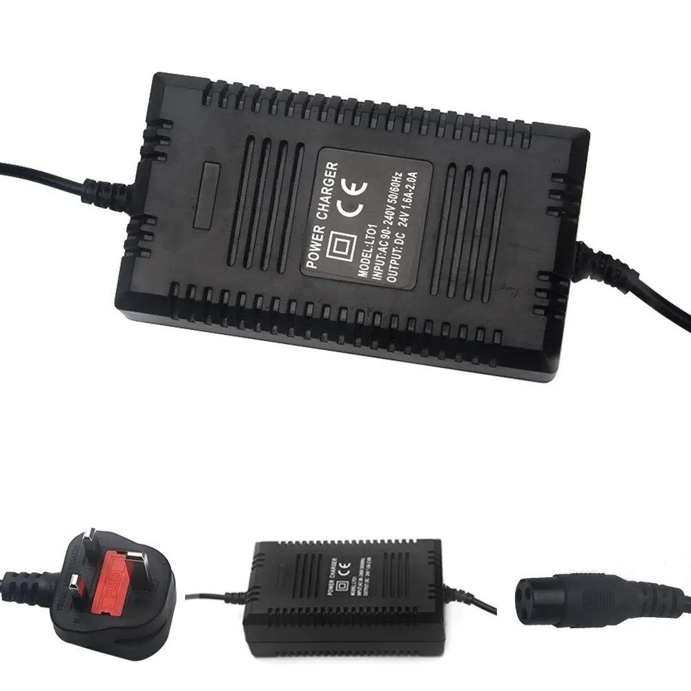 24V Electric Scooter BATTERY CHARGER Razor E90 E100 E125 E200 E300 E500 Black | Электроника