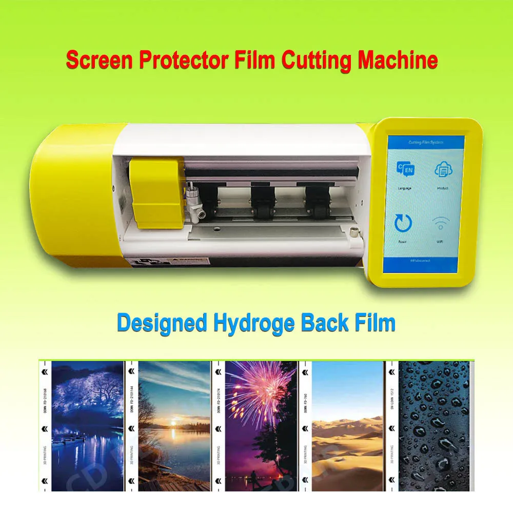 

Back Glass Protector Film Cutting Machine Hydrogel Sheet Tablet Mobile Phone Front Screen Protective Sheet Cutter Plotter