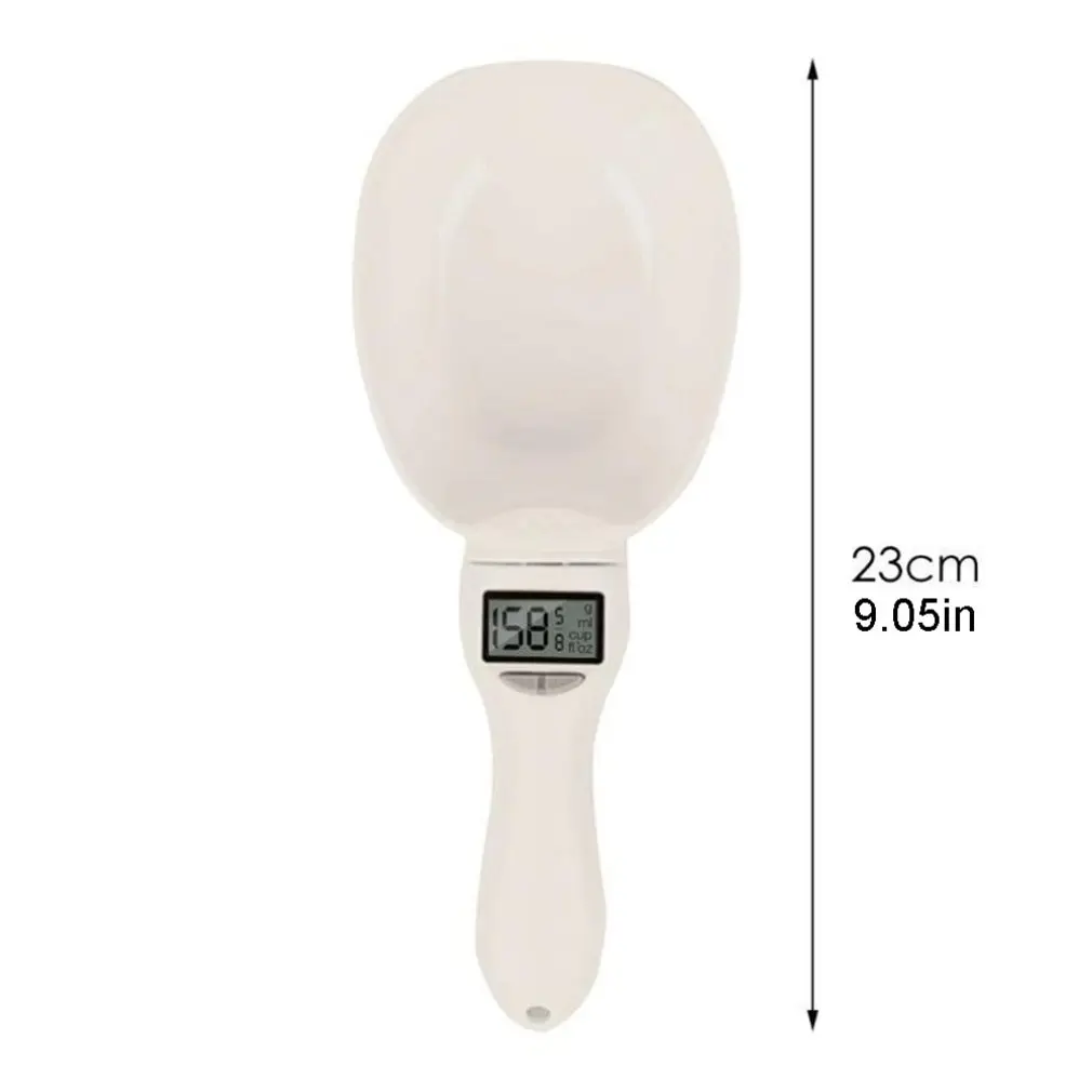 

Multifunction Pet Food Scale Cup Portable Dog Cat Feeding Bowl Kitchen Scale Spoon Measuring Scoop Cup With Led Display