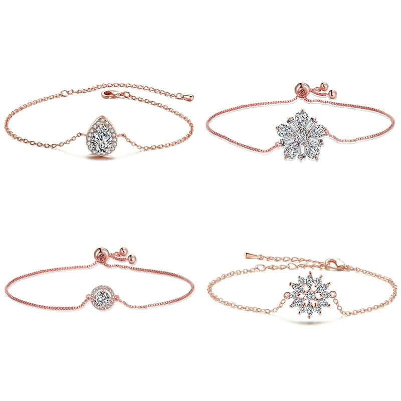 UILZ новый модный темпераментный геометрический браслет из циркона простой и