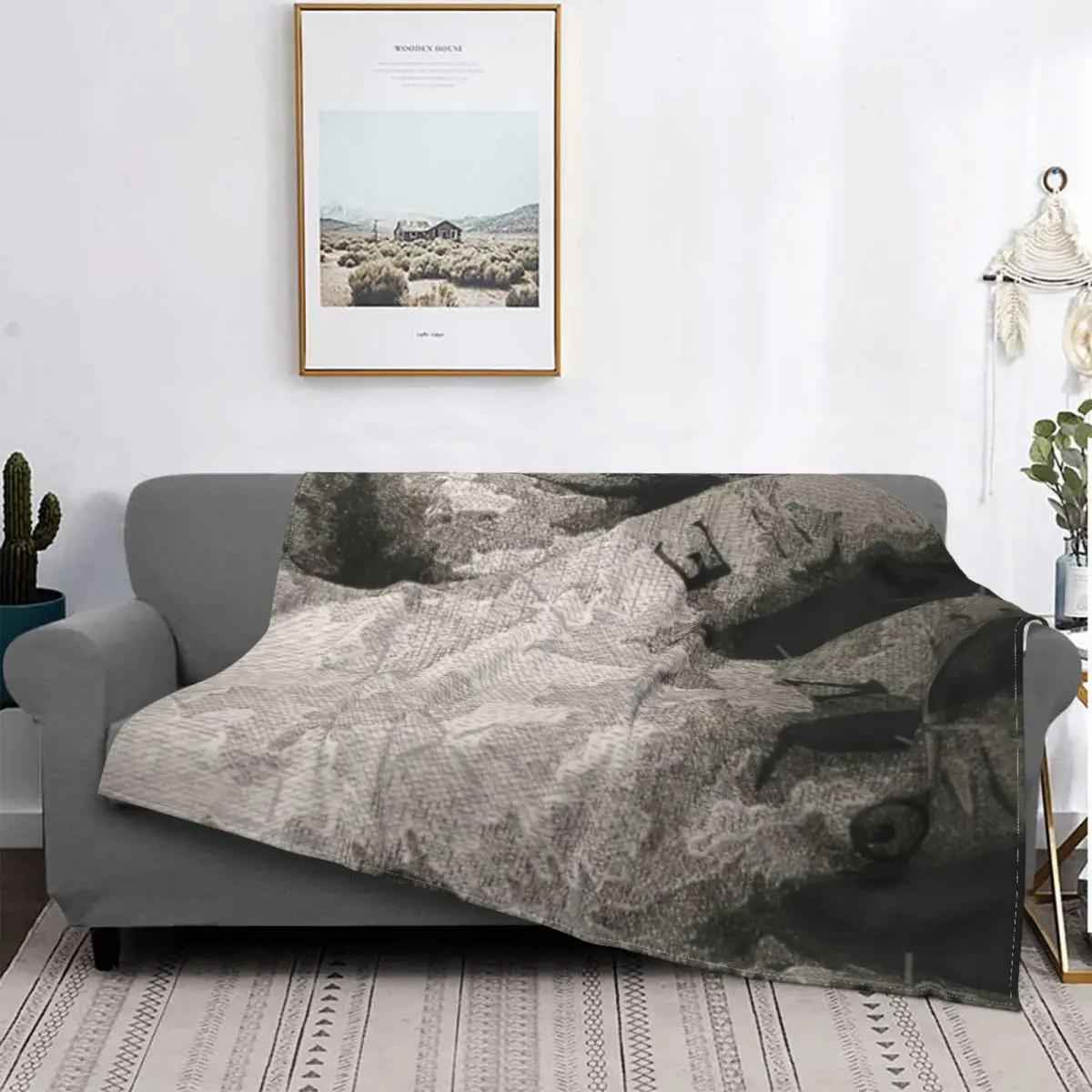 

Rwfanfest-Manta a cuadros para cama, ropa de cama, toalla de playa, manta a cuadros, icónica