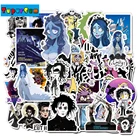 Стикеры с фильмами Тима Бёртона, труп невесты, украшение для дома, Шелковый художественный постер, Мультяшные аниме, водонепроницаемые детские Стикеры, Классические игрушки для девочек